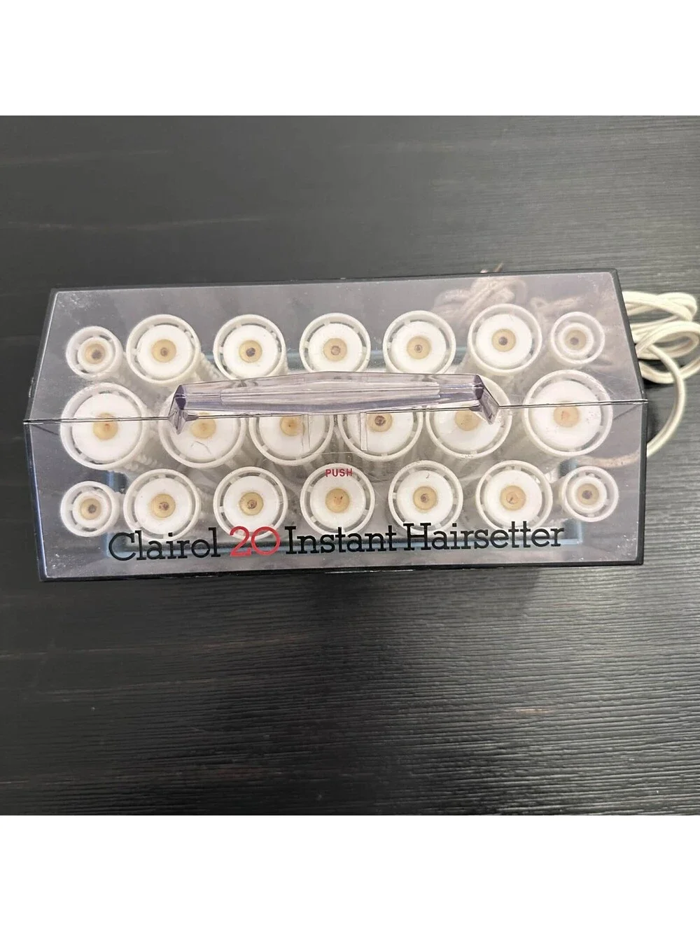 Clairol 20 Instant Hairsetter Model C20S Heated Hair Rollers Tested Works EUC